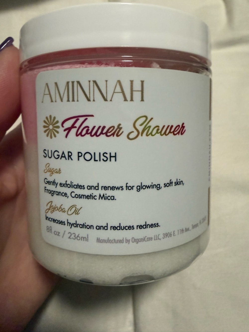 Aminnah “Flower Shower” Sugar Polish! New